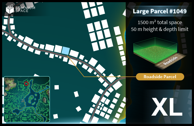 Extra Large #1049 (XL) parcel in Somnium Space