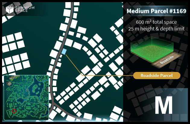 Medium #1169 (M) parcel in Somnium Space