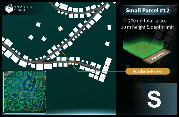 Small #12 (S) parcel in Somnium Space 