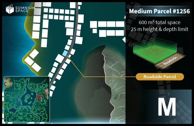 Medium #1256 (M) parcel in Somnium Space