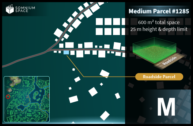 Medium #1285 (M) parcel in Somnium Space