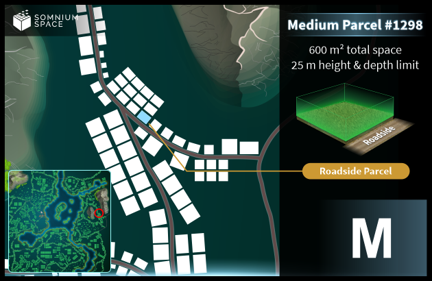 Medium #1298 (M) parcel in Somnium Space