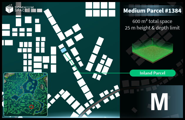 Medium #1384 (M) parcel in Somnium Space