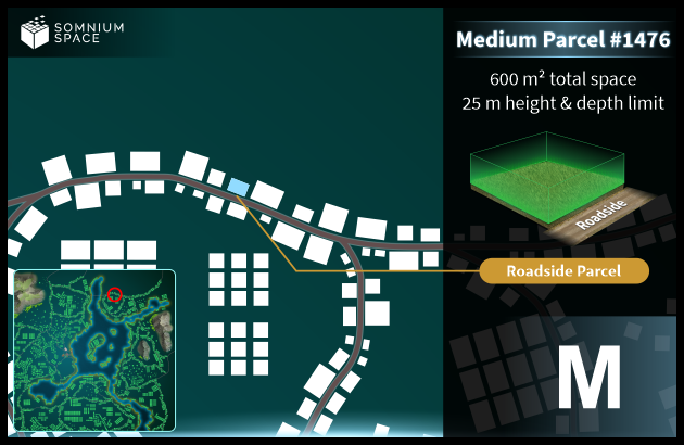 Medium #1476 (M) parcel in Somnium Space