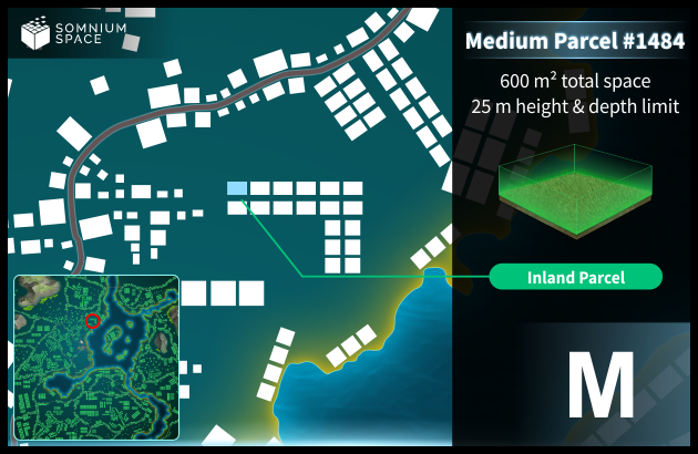 Medium #1484 (M) parcel in Somnium Space