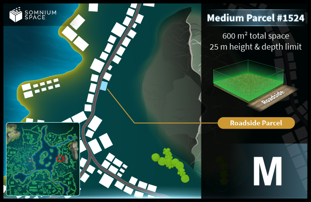 Medium #1524 (M) parcel in Somnium Space