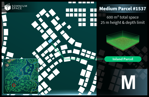 Medium #1537 (M) parcel in Somnium Space