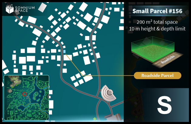Small #156 (S) parcel in Somnium Space 