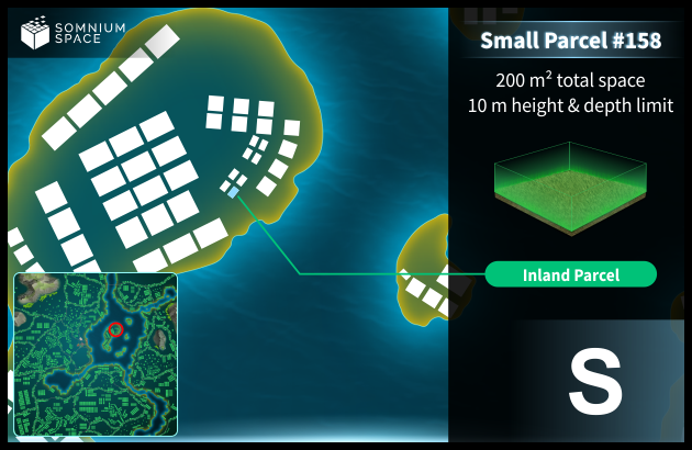 Small #158 (S) parcel in Somnium Space 