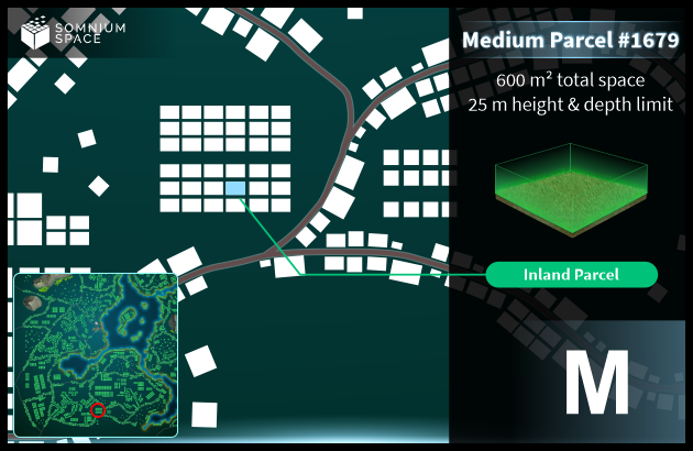 Medium #1679 (M) parcel in Somnium Space