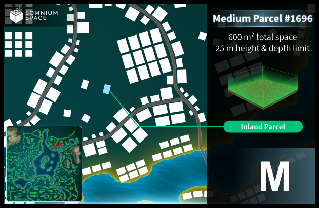 Medium #1696 (M) parcel in Somnium Space