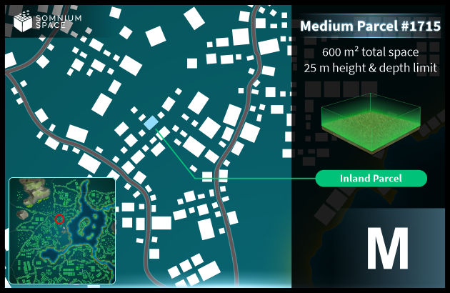 Medium #1715 (M) parcel in Somnium Space