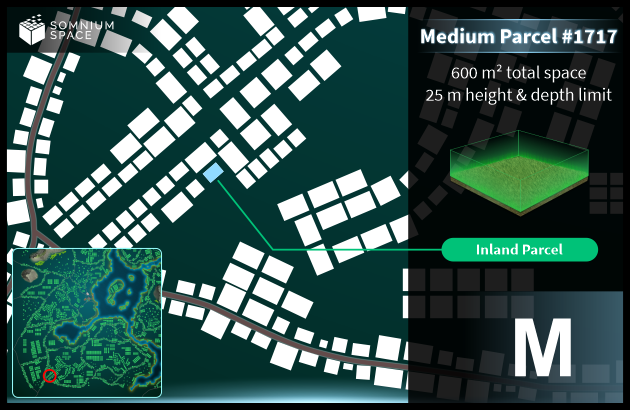 Medium #1717 (M) parcel in Somnium Space