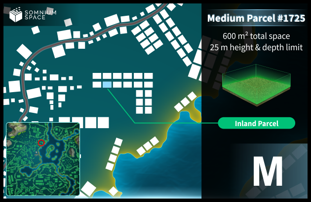 Medium #1725 (M) parcel in Somnium Space