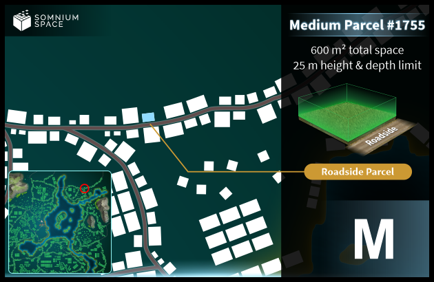 Medium #1755 (M) parcel in Somnium Space