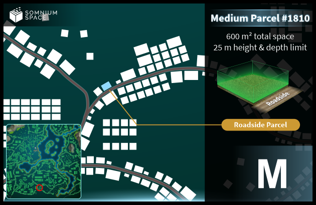 Medium #1810 (M) parcel in Somnium Space