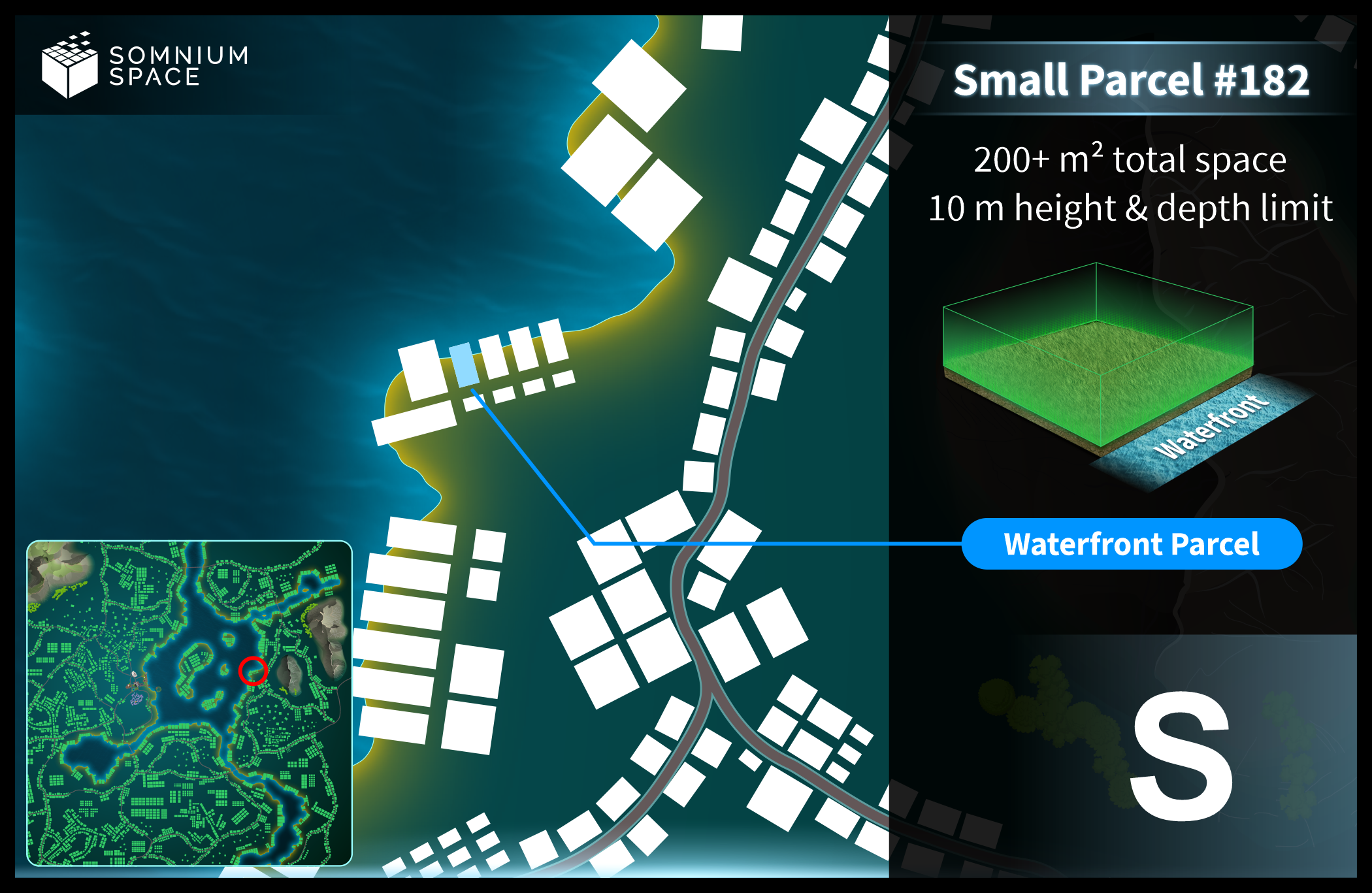 Small #182 (S) parcel in Somnium Space 