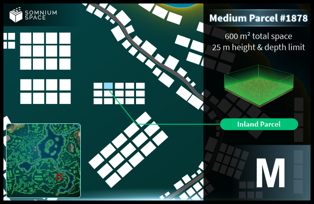 Medium #1878 (M) parcel in Somnium Space