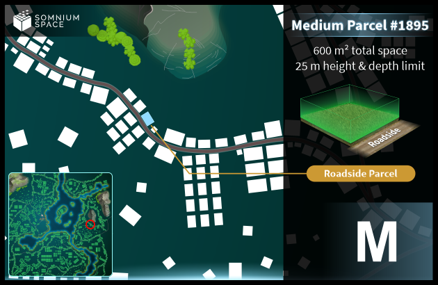 Medium #1895 (M) parcel in Somnium Space