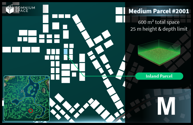 Medium #2001 (M) parcel in Somnium Space