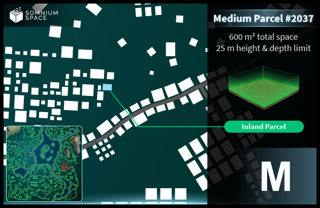 Medium #2037 (M) parcel in Somnium Space