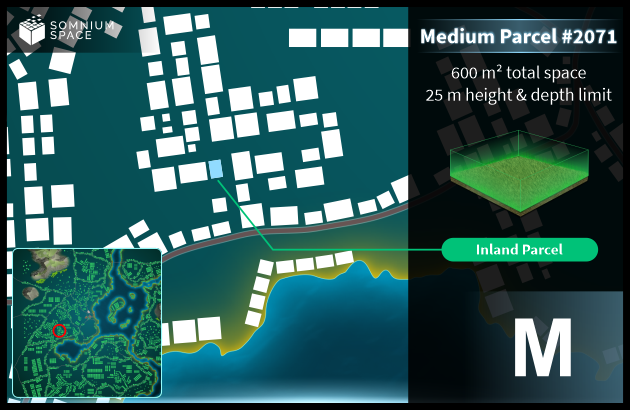 Medium #2071 (M) parcel in Somnium Space