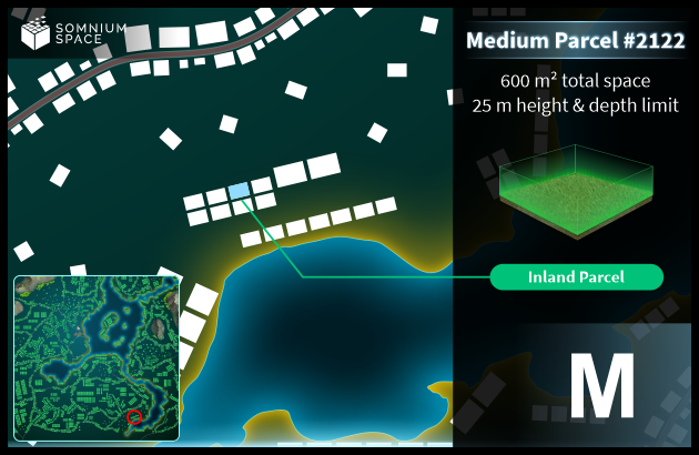 Medium #2122 (M) parcel in Somnium Space