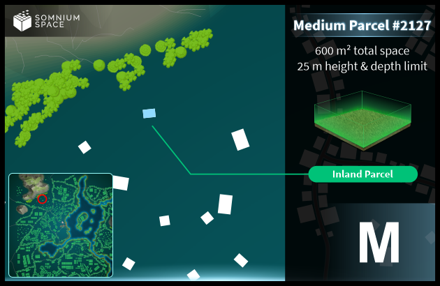 Medium #2127 (M) parcel in Somnium Space