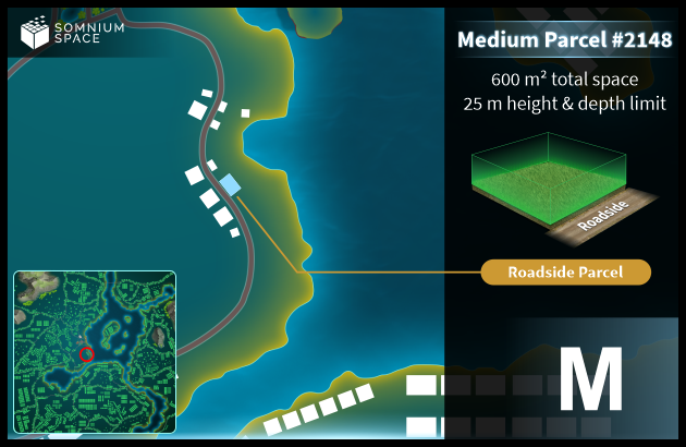 Medium #2148 (M) parcel in Somnium Space