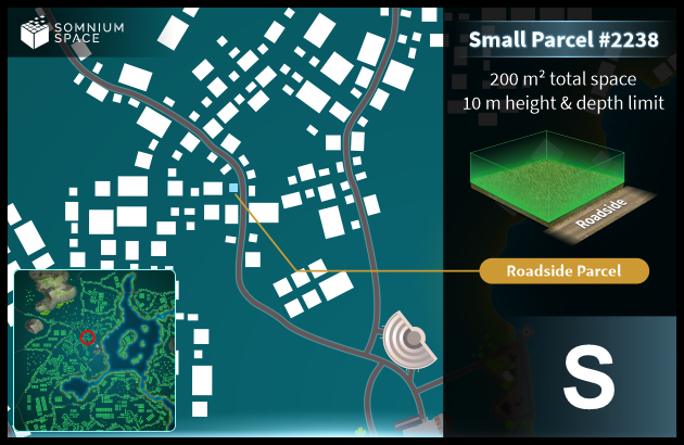 Small #2238 (S) parcel in Somnium Space 