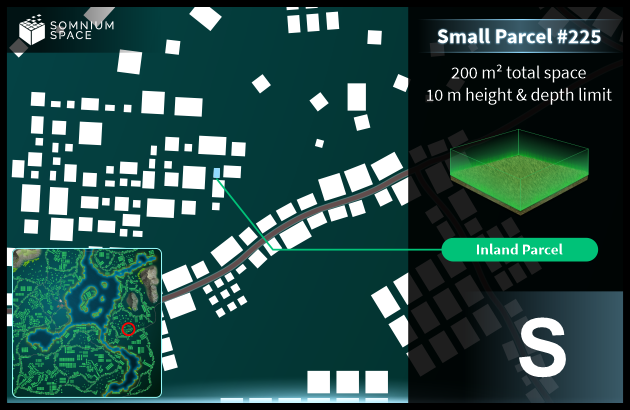Small #225 (S) parcel in Somnium Space 