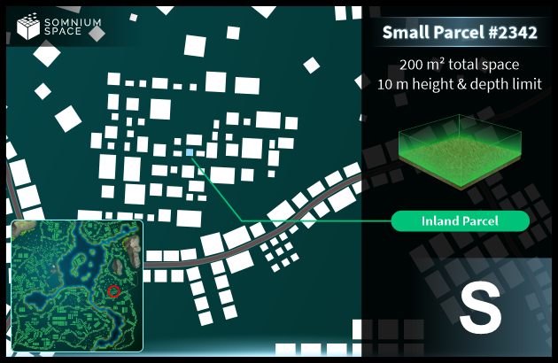 Small #2342 (S) parcel in Somnium Space 