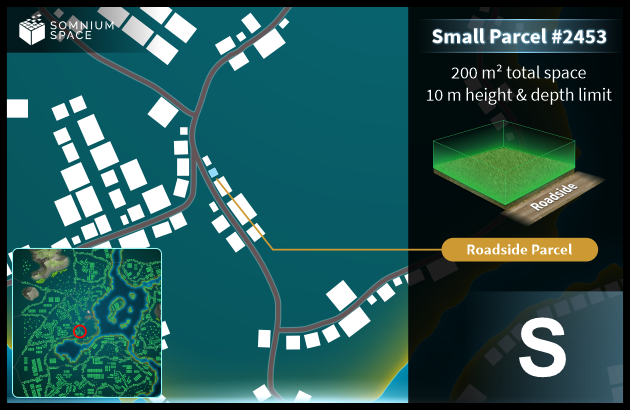 Small #2453 (S) parcel in Somnium Space 