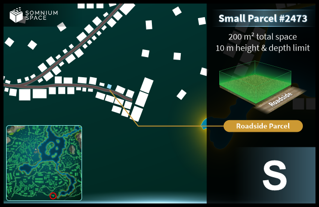 Small #2473 (S) parcel in Somnium Space 