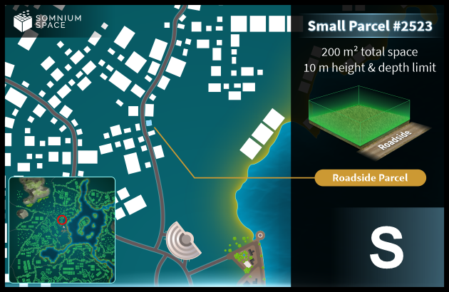 Small #2523 (S) parcel in Somnium Space 