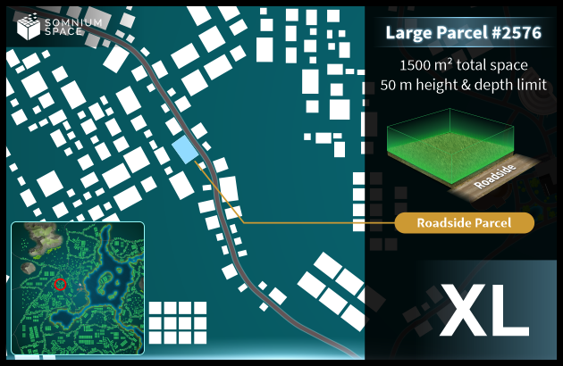 Extra Large #2576 (XL) parcel in Somnium Space