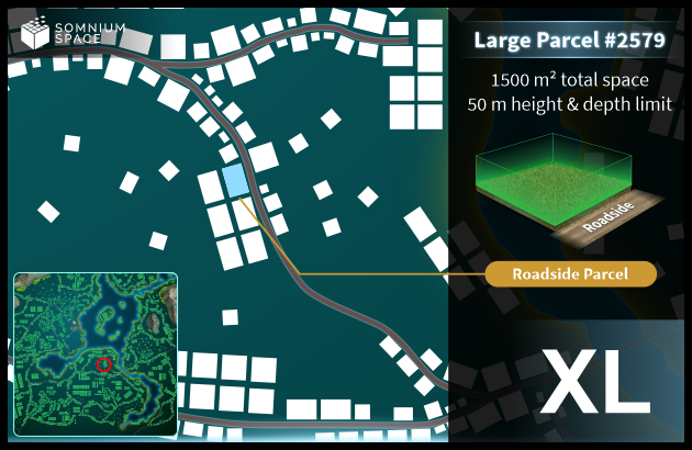 Extra Large #2579 (XL) parcel in Somnium Space