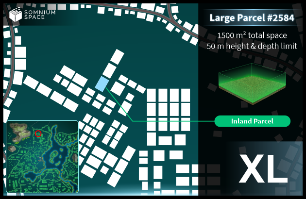 Extra Large #2584 (XL) parcel in Somnium Space