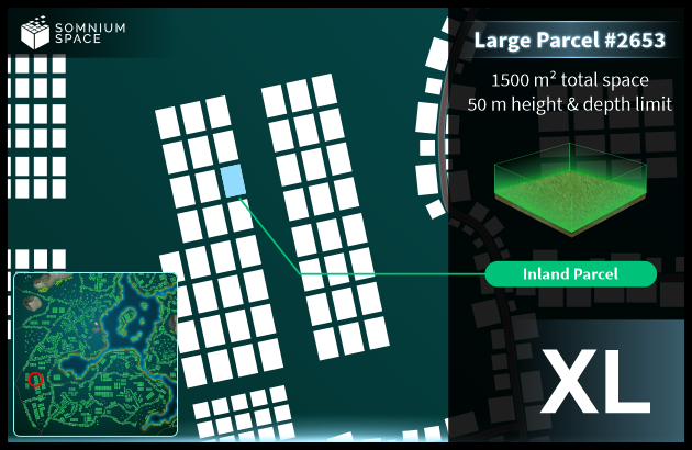 Extra Large #2653 (XL) parcel in Somnium Space