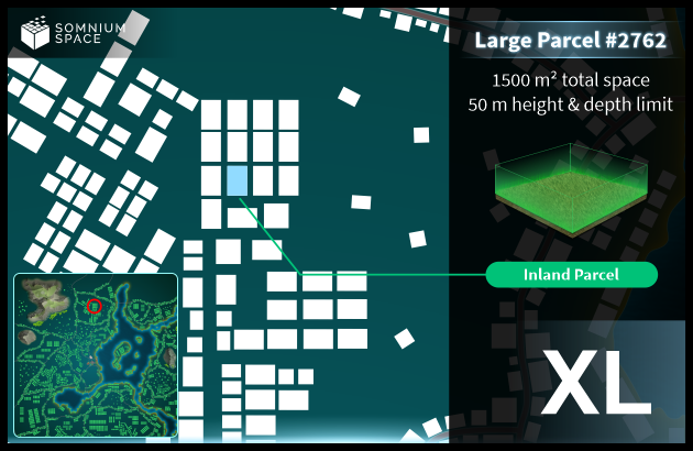 Extra Large #2762 (XL) parcel in Somnium Space