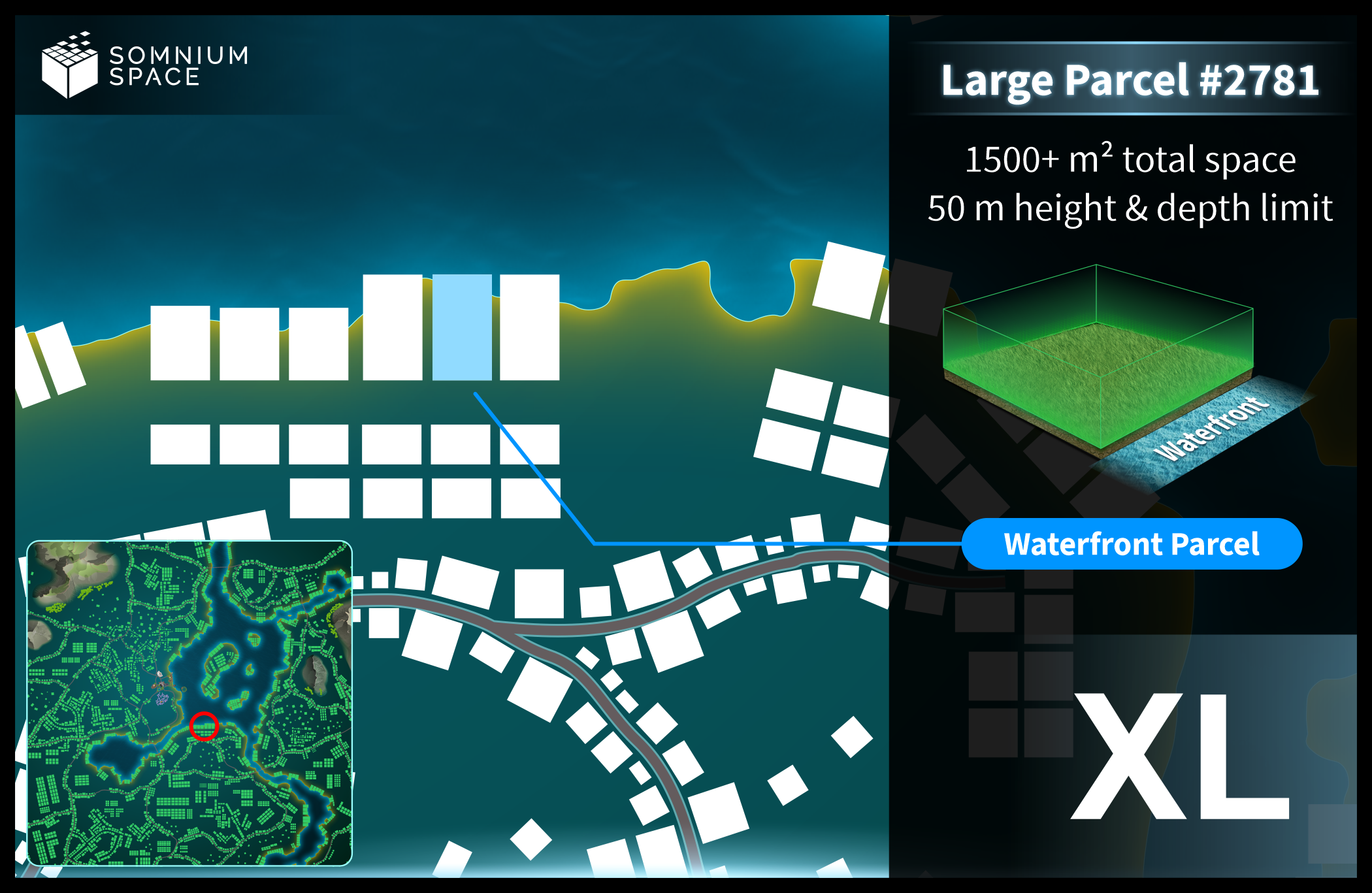 Extra Large #2781 (XL) parcel in Somnium Space