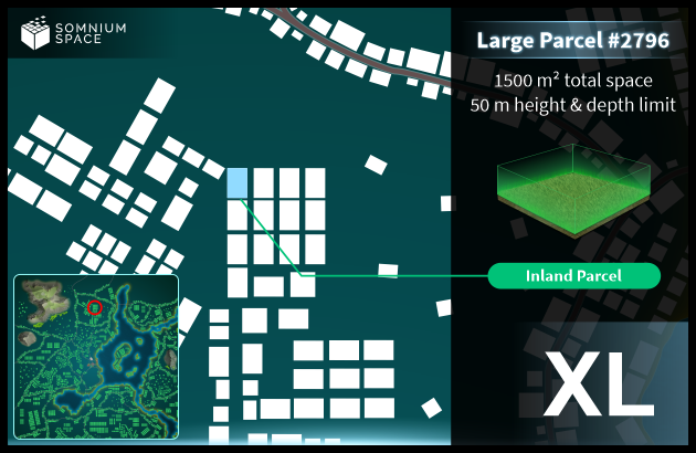 Extra Large #2796 (XL) parcel in Somnium Space