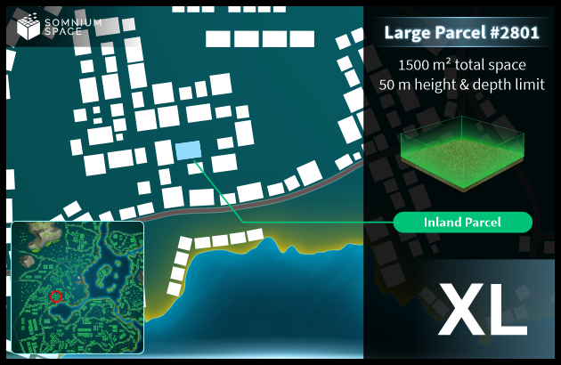 Extra Large #2801 (XL) parcel in Somnium Space