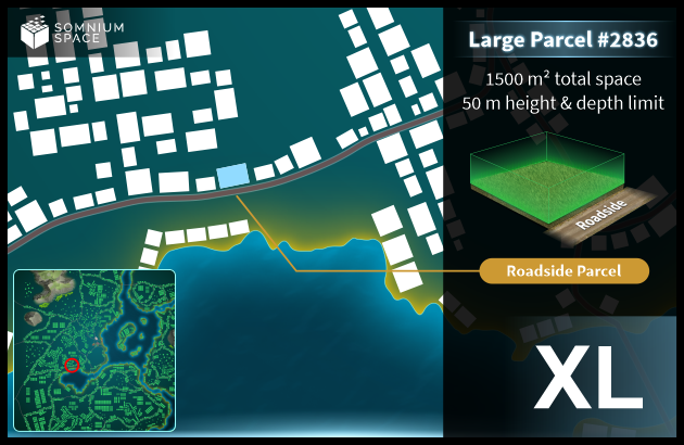 Extra Large #2836 (XL) parcel in Somnium Space