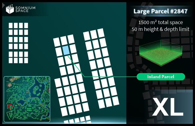 Extra Large #2847 (XL) parcel in Somnium Space