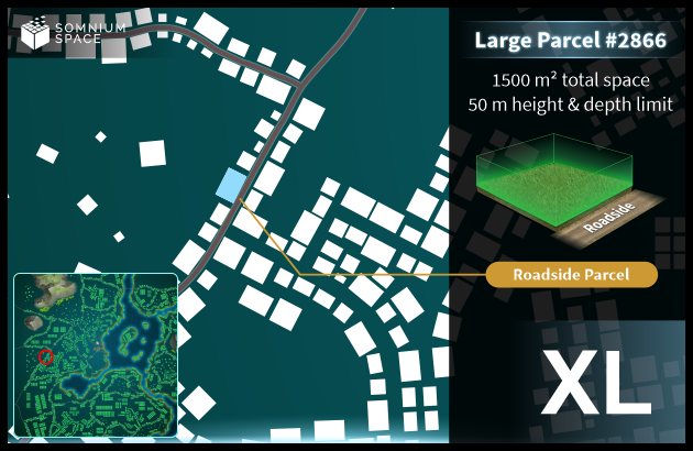 Extra Large #2866 (XL) parcel in Somnium Space