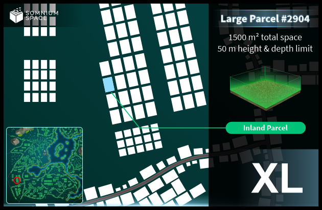 Extra Large #2904 (XL) parcel in Somnium Space