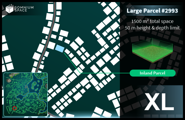 Extra Large #2993 (XL) parcel in Somnium Space