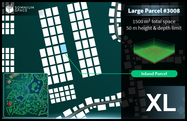 Extra Large #3008 (XL) parcel in Somnium Space