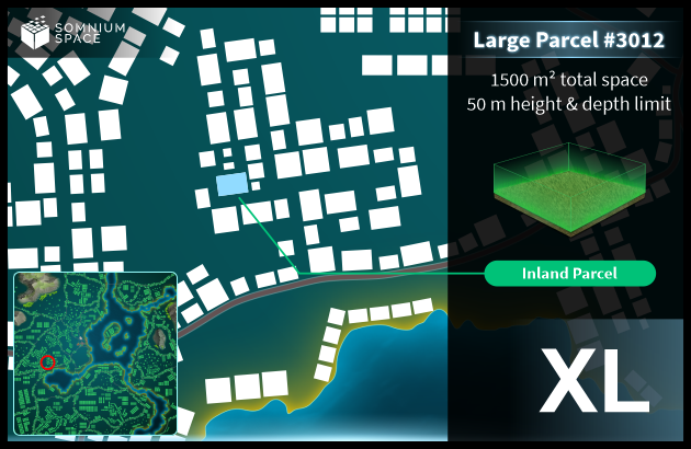 Extra Large #3012 (XL) parcel in Somnium Space
